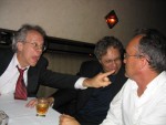Rand Foerster makes a point to Lew and John
